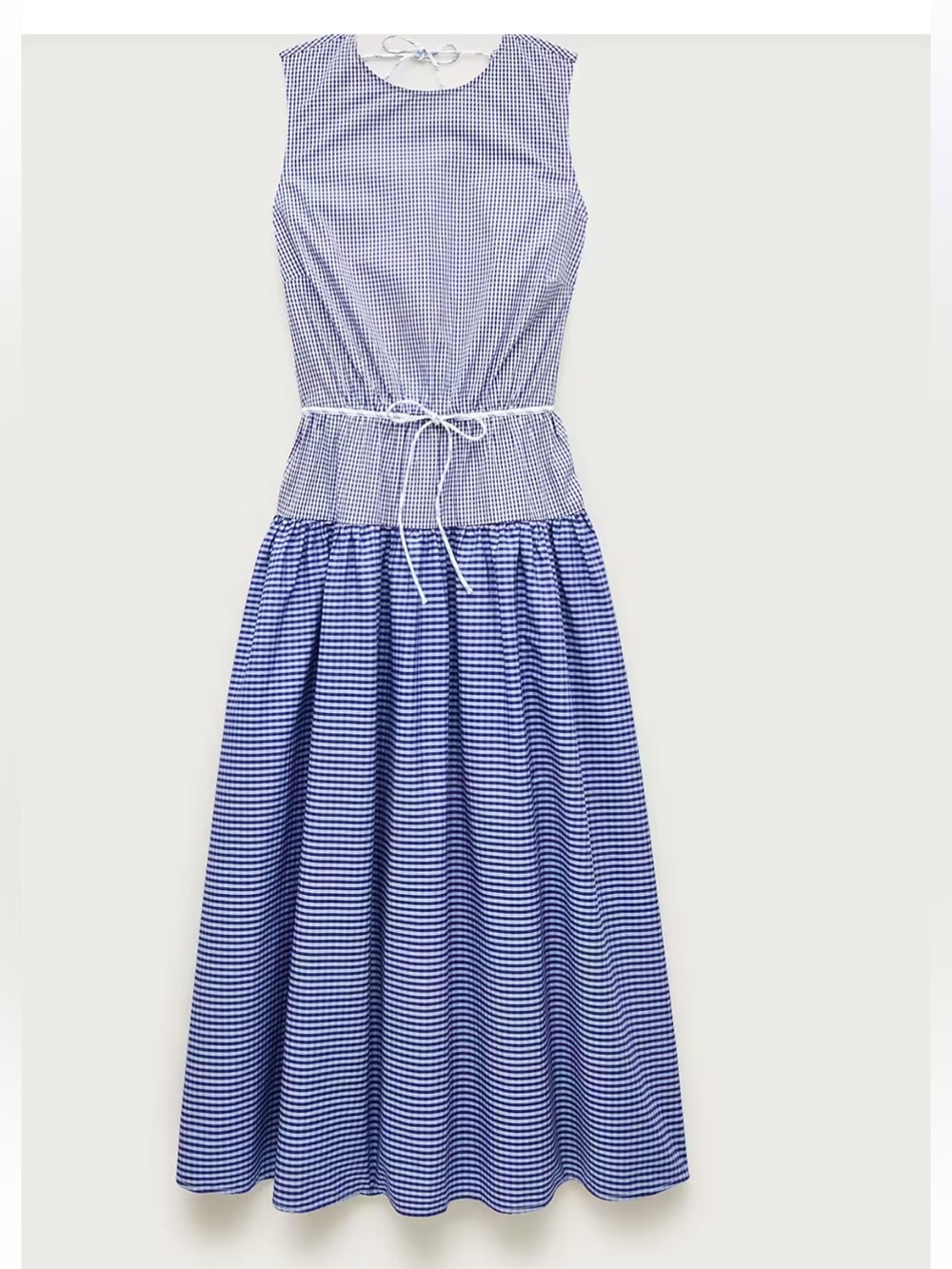Brand new JCrew blue gingham dress size 14